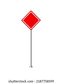 Set of road signs, Traffic signs on white background. Traffic signs vector.
