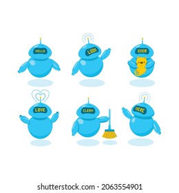 Set of robot pointers for navigation