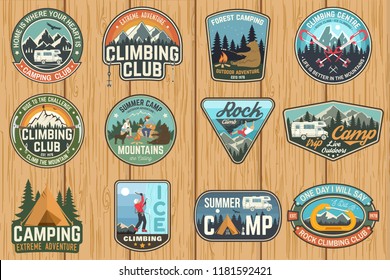 Set Snowboard Club Patches Vector Illustration Stock Vector (Royalty ...