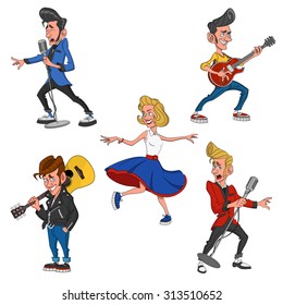 3 561 Cartoon Character Rock N Roll Images Stock Photos Vectors 