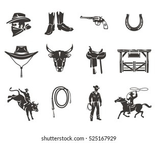 Set Rodeo Icons.