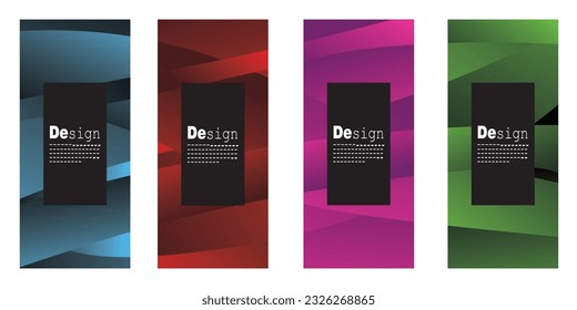 Set roll up banner colorful, suitable for cover, poster, website, business brochure, flyer, design vertical template, cover presentation, background, wallpaper
