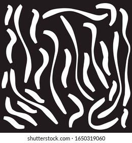 Set of rough hand drawn arrows. Handmade doodles EPS Vector