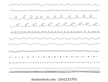 A set of rough lines drawn with a fine pen