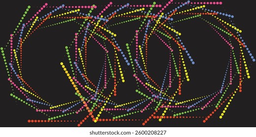 Set of round abstract colored hand drawn doodle shapes. Backgrounds in the form of a circle of spots, lines, splashes, curves, stripes and dots.