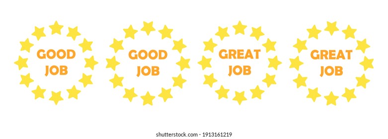 Good Job Sticker High Res Stock Images Shutterstock