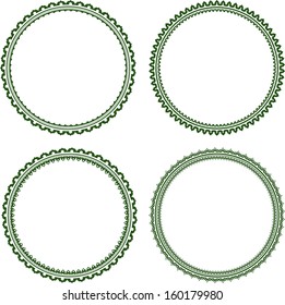 Set of round frames 