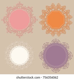 Set of Round frames