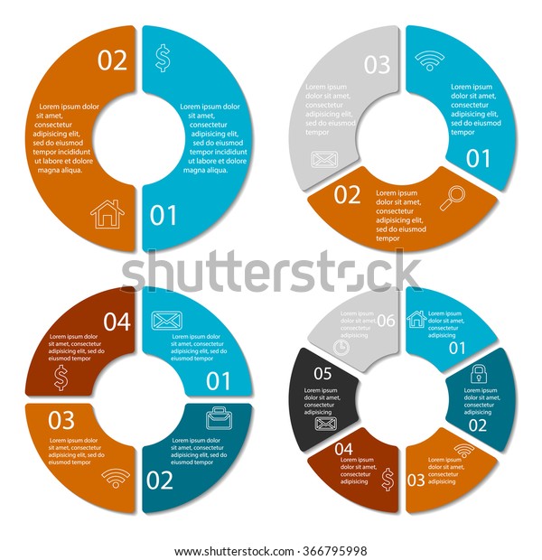 8 section circle infographic
