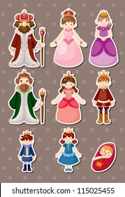 set of Royal people syickers
