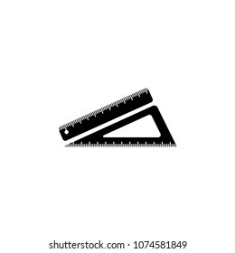 set of rulers icon. Element of education and science illustration. Premium quality graphic design icon. Signs and symbols collection icon for websites, web design, mobile app on white background