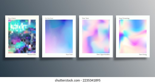 colorful  posters quote
