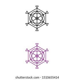 a set of sacred geometry icons
