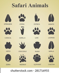 Royalty Free Animal Footprints Stock Images Photos Vectors