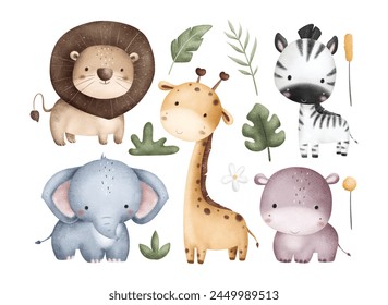 Watercolor Animals PS Brushes - Photoshop brushes