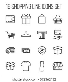 Set of safeguard icons in modern thin line style. . High quality black outline commerce symbols for web site design and mobile apps. Simple shopping pictograms on a white background.