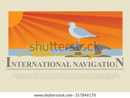 Set of sailing boat and nautical logos. Vector logo templates and badges 