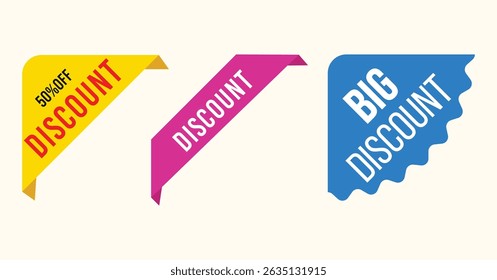 Set of Sale badges. Sale quality tags and labels. Template banner shopping badges.