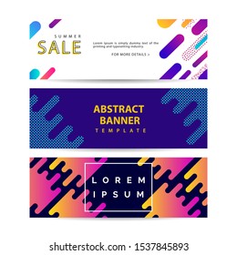 set sale banner background with dynamic rounded shapes element . Suitable for banner sale, social media promotion.