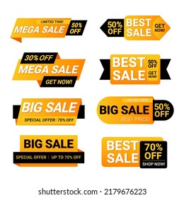 Discount sale label Royalty Free Stock SVG Vector