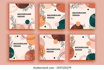 Set of sale banner template design. Vector illustration.