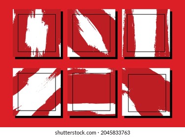 Set of sale banner template design. Vector illustration. EPS 10.