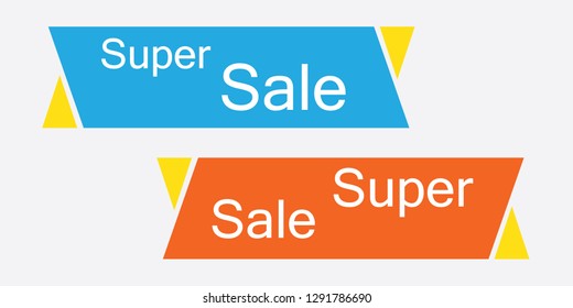 set of Sale banner template design.orange  sale banner,Vector illustration,esp10