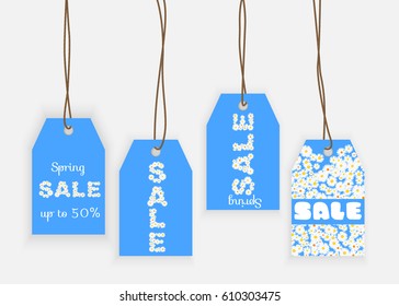 Set of Sale banners or website headers, discounts and special offer. Vector illustration, label for business promotion