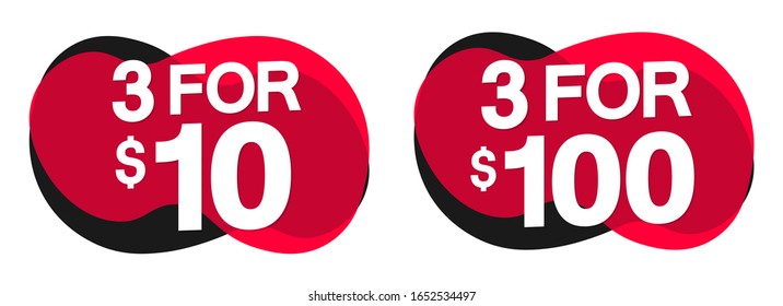 Establecer plantilla de diseño de banners de burbuja de ventas, etiquetas de descuento, ilustración vectorial