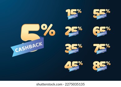 Set of sale discount and shopping design