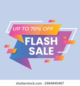 Set of Sale Element badges. Template banner shopping badges, Sale tags and labels. sale, discount, shop, special offer, sale Elements design With Gradient color concept