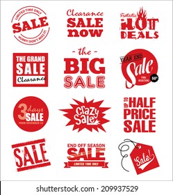 Set of sale icons & design elements