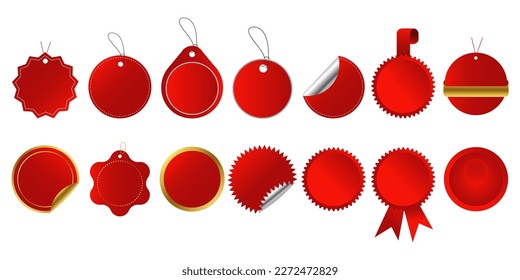 set of sale label and tag
