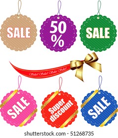  Set of sale labels