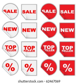 Set of Sale Labels