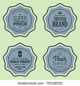 Set of Sale Labels