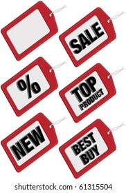 Set of Sale Tags