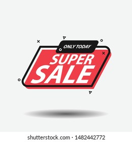 Set of sale tags. Sale, discount and special offer, colorful banners. Collection of discount label, offer tag and sale sticker design for advertising and promotion. Vector