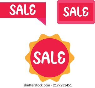 Set of sale tags vector ,