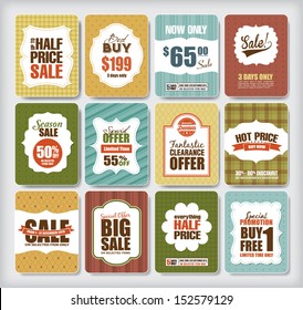 Set of sale/discount design elements