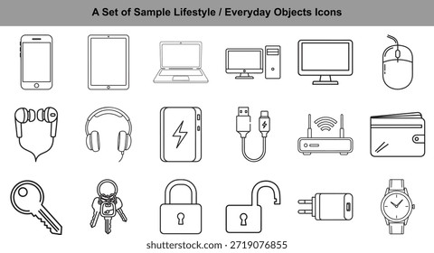 A Set of Sample Lifestyle Everyday set collection