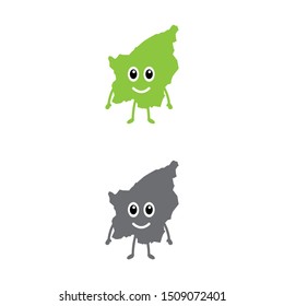 a set of San Marino map mascots