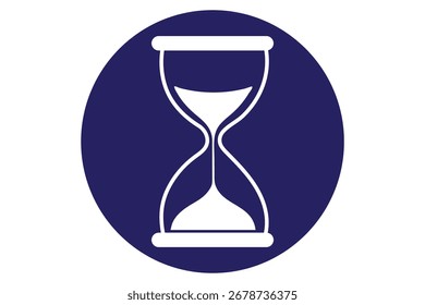 Conjunto de ilustraciones de reloj de arena con diferentes marcos y cantidades de arena. Formas de reloj de arena en múltiples variaciones. Icono de Vector conjunto de relojes de arena con arena que cae