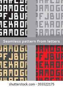 Set of sans-serif fonts on different backgrounds