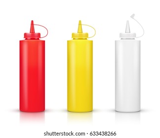 Set of Sauce Bottle