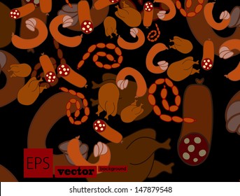 set of sausages