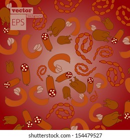 set of sausages