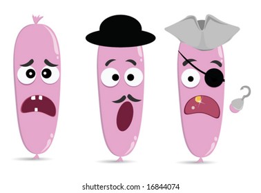 set of sausages