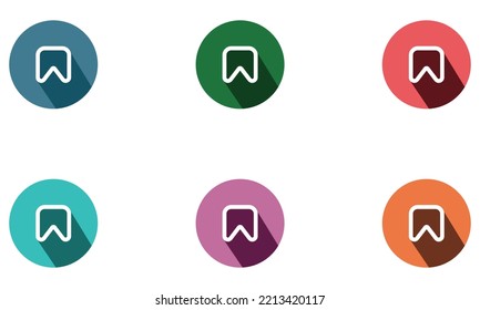 Juego de iconos de signo de colección Guardar ilustración de diseño vectorial