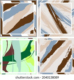 Set Scarf watercolor pattern. Bandanas, pareos, pillows, for home textile design, textile scarves, blankets, fabrics, carpets, pillows, napkins, hijabs.